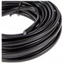 Electraline 10921 Couronne de Cable H03 VVH2-F 2X0,75 10M Noir