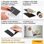 Longivia® 5 Feuilles Magnétiques Qualité Premium - Plaque Aimantée Adhésive Flexibles de 15.3cm x 10.2cm - Magnet Paper Personna