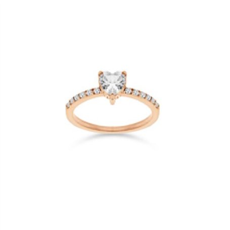 Bague Femme LIU JO LJ2438M12 12 Or rose Blanc