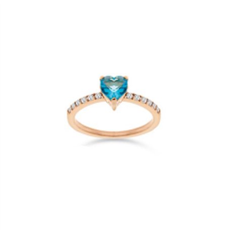Bague Femme LIU JO LJ2440M12 12 Or rose Bleu