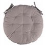 Este 5914902 Coussins de Chaise d'extérieur Hydrofuge Rond Tourterelle en Coton et Polyester