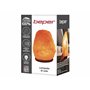 BEPER P201UTP100 Lampe de Sel de l'Himalaya Naturelle - Unique Faite à la Main avec Base en Bois Rose