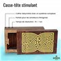 Logica Jeux Art. Coffret Labyrinthe - Casse-Tête en Bois - Coffret Secret - Difficultè 5/6 Incroyable - Collection Leonardo da V