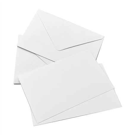 ARKRAFT Lot de 200 cartes et enveloppes 14 x 9 cm