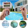 Compteur de PH et de Chlore, Mètre de Qualité de L'eau 2 en 1 pour Tester le PH de L'eau et le Niveau de Chlore pour les Piscine