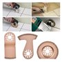 Multifonction Saw Blades Accessoires Kit,Akozon 3 pièces lame de scie universelle en carbure à segments oscillants universels po