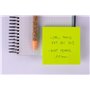 Apli 11899 - Notes adhésives "Funny notes" 75 x 75 mm - Bloc de 100 feuilles - Couleur vert fluo