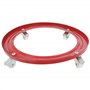 Amig - Support pour Bouteilles de Butane | Plateforme de Transport en Acier | Diamètre : Ø31 cm | avec 4 roulettes pivotantes |