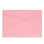 Grafoplas Enveloppe plastique avec fermeture clic Ecoplás | Taille 4 | Couleur rose doux translucide | 17