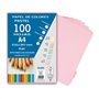 DOHE - Papier A4 coloré de 80 g rose pastel - 100 feuilles 30191
