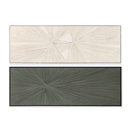 Cadre Home ESPRIT Vert Beige Moderne 153 x 4