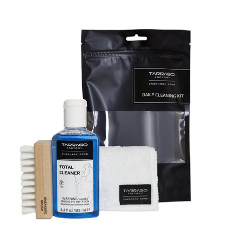 Tarrago Kit de nettoyage quotidien Sneaker | Nettoyer les baskets avec la brosse et le chiffon spécial pour le nettoyage de snea