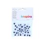 INNSPIRO Yeux mobiles noirs autocollants ovales 12 x 16 mm. 50u.