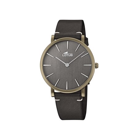 Lotus pour des Hommes Analogique Quartz Montre avec Bracelet en Cuir 18783/4