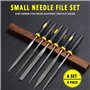 BE-TOOL Lot de 6 mini limes à bois à la main avec poignée souple pour bois et métal souple Bijoux 4 x 140 mm petites limes en mé