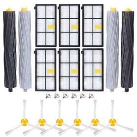 UPUPDAY Accessoires pour iRobot Roomba Séries 800 850 860 865 866 870 871 872 875 876 880 886 890 891 895 896 897 900 950 960 96