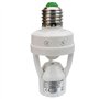 PS-TECH Douille avec détecteur de mouvement PIR Ampoules avec culot E27 pour une utilisation en intérieur avec réglage du temps