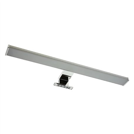 Applique Murale Miroir Lampe Meuble Salle de Bain LED 50cm IP44 Aluminium et Polycarbonate avec Lumière Blanche Chaude 10W
