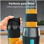 Cecotec Blender Portable Individuel Smoothies Power Titanium 900 ProGo, Puissance Max de 900W, Comprend 2 Tasses Portables de 57