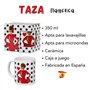 IllustrArte Tasse de 350 ml - Tasse en céramique avec motif danseuse de flamenco - Cadeau pour les amoureux du bal - Marie rouge