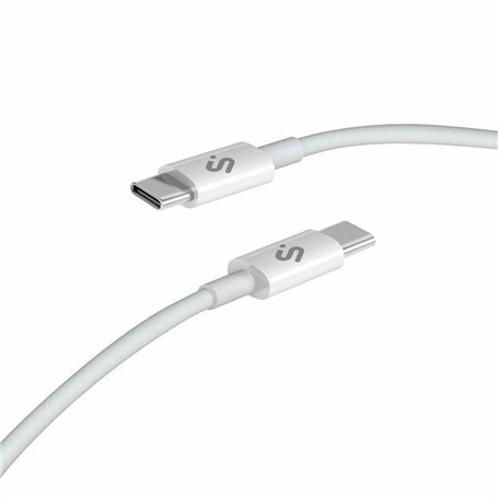 Câble USB-C vers USB-C Subblim SUBCAB-C10011 2 m Blanc