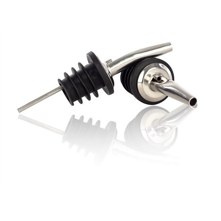 Qpractiko Verseur distributeur en acier inoxydable Pack 2 unités. Permet de servir toutes sortes de vins