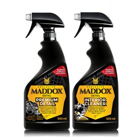 MADDOX DETAIL - Interior Care Kit 2x500ml | Nettoyant pour Tableaux de Bord avec Brillant | Nettoyage en Profondeur et Protectio