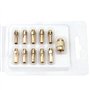 11pcs Mandrin de forage en cuivre à 4 mâchoires jeu de pinces pince de forage torsadée petite pince foret électrique pour mini o