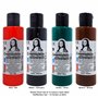 Lot de 12 peintures pour tissu de 60 ml avec or et argent – Couleurs textiles résistantes au lavage pour tissus clairs – Idéal p