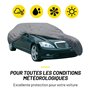 Dunlop Bache Voiture XL - Housse Voiture Universale 534 x 178 x 120 cm - Couverture Imperméable avec Cordon Élastique et Anneaux