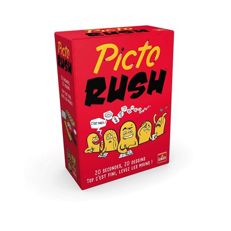 Goliath - Picto Rush - Jeu de Société avec Plateau - Sauras-tu Reconnaître Ton Dessin - Jeu de Dessin - A Jouer en Famille ou en