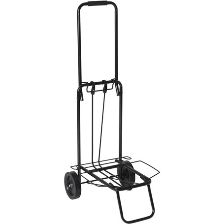 Camp-Gear - Chariot à bagages - Pliable - Acier - 35 kg