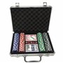 AK Sport 0603014 Aluminium Case 200 Poker Set
