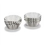 patisse 01734 Lot de 200 Caissettes à Cupcakes Papier Sulfurisé Rayé Noir et Blanc 5 cm