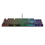 Trust Gaming GXT 871 Zora Clavier Mécanique AZERTY avec Éclairage RGB, Commutateurs Huano Linéaires, Anti-Ghosting N-Key Rollove