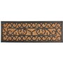 Esschert 's Design RB168 Paillasson en Caoutchouc et Fibre de Coco Noir/Marron 75 x 25 cm