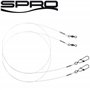 Spro Matt Black Leader Fluoro - 2 bas de ligne en fluorocarbone pour la pêche au lancer