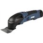FERM Batterie Li-Ion de Multi Tool – Outil multifonction – Oscillation Outil – 12 V/1.5Ah – avec 8 Accessoires – Vitesse variabl