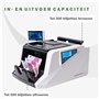Agellic Compteuse de Billets | 4 voies Machine à Compter les Billets avec Détecteur Faux Billet | Compteur de Billets 1000/min |