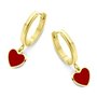 Boucles d´oreilles Femme CO88 Collection 8CE-70103 Doré Rouge