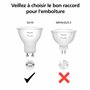 Philips Hue White and Color Ambiance Ampoule LED connectée Pack de 5, culot GU10, 400 lumens, Compatible Bluetooth. Fonctionne a