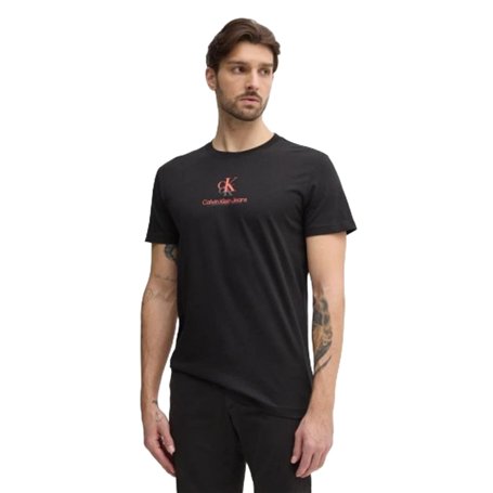 Calvin Klein T-Shirt Manches Courtes Homme Shadow Logo Tee Regular Fit
