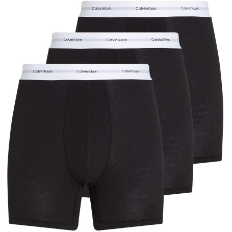Calvin Klein Boxers Longs Lot de 3 Homme avec Ceinture Emblématique