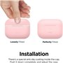 elago Coque en Silicone Compatible avec Apple AirPods Pro 2ème Génération Étui, Etui Housse de Protection, LED Frontale Visible,