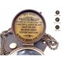 KHUMYAYAD Boussole en laiton avec inscription inspirante pour fils, cadeaux religieux chrétiens inspirants, hommes et femmes, ca