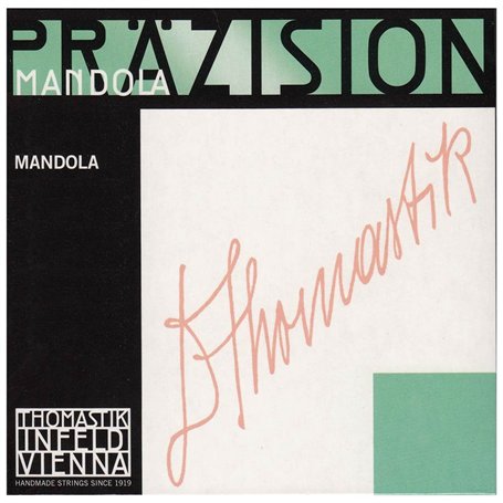 Thomastik Corde Mi 170 moyen (1 paire) filé plat sur acier chrome poli pour Mandola Präzision/Précision jeu 174 moyen