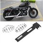 Kuuleyn Ressorts de siège de Moto, Ensemble de Supports de Ressorts de Selle de siège de Moto en Acier Inoxydable pour Bobber