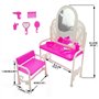 Yudanny 8 Pièces/Ensemble Accessoires de Meubles de Princesse Ensemble de Commode-Cadeau + Ensemble de Canapé + Ensemble de Lit