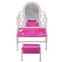 Yudanny 8 Pièces/Ensemble Accessoires de Meubles de Princesse Ensemble de Commode-Cadeau + Ensemble de Canapé + Ensemble de Lit