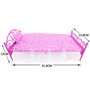 Yudanny 8 Pièces/Ensemble Accessoires de Meubles de Princesse Ensemble de Commode-Cadeau + Ensemble de Canapé + Ensemble de Lit